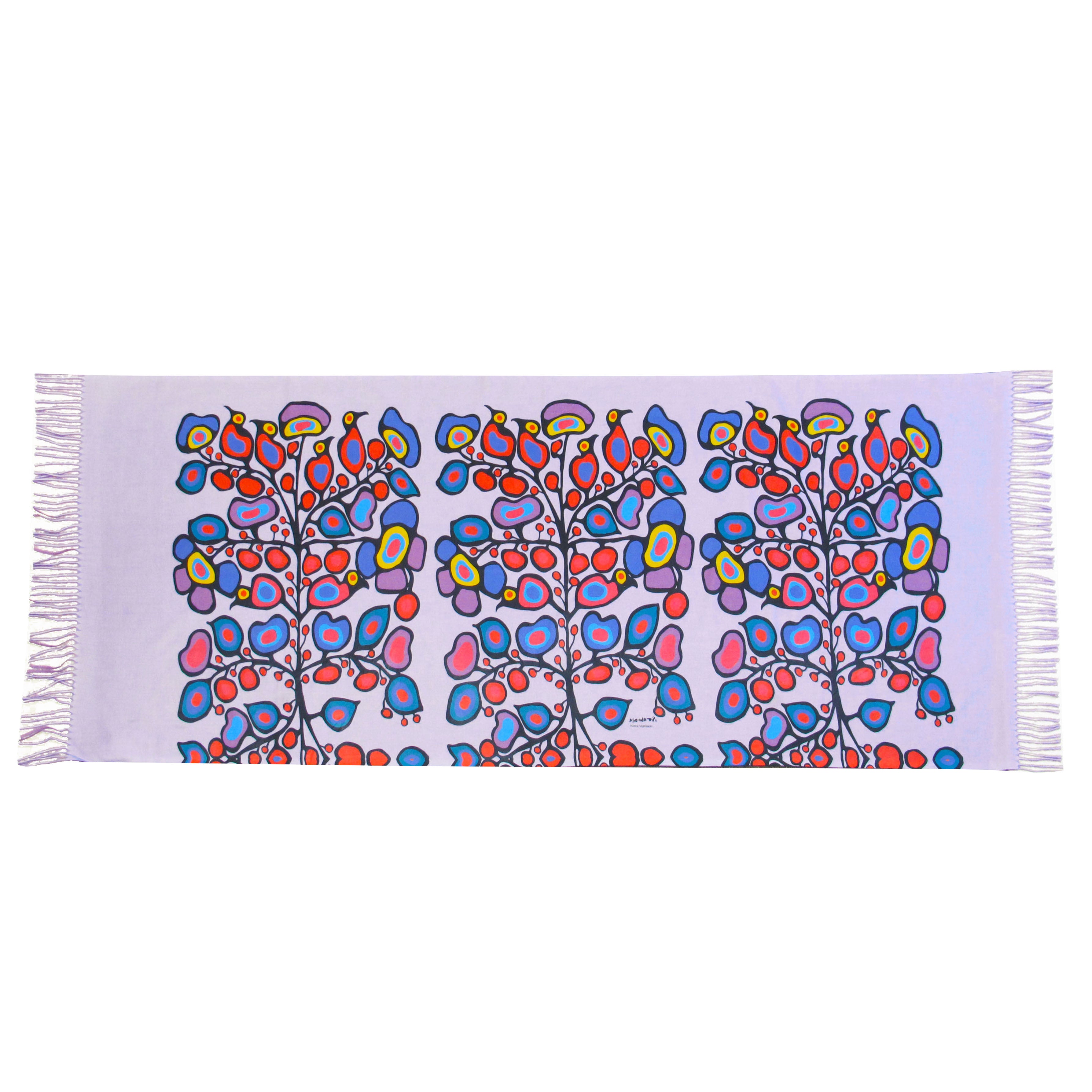 Norval Morrisseau Woodland Floral Eco-Shawl - Out of Stock