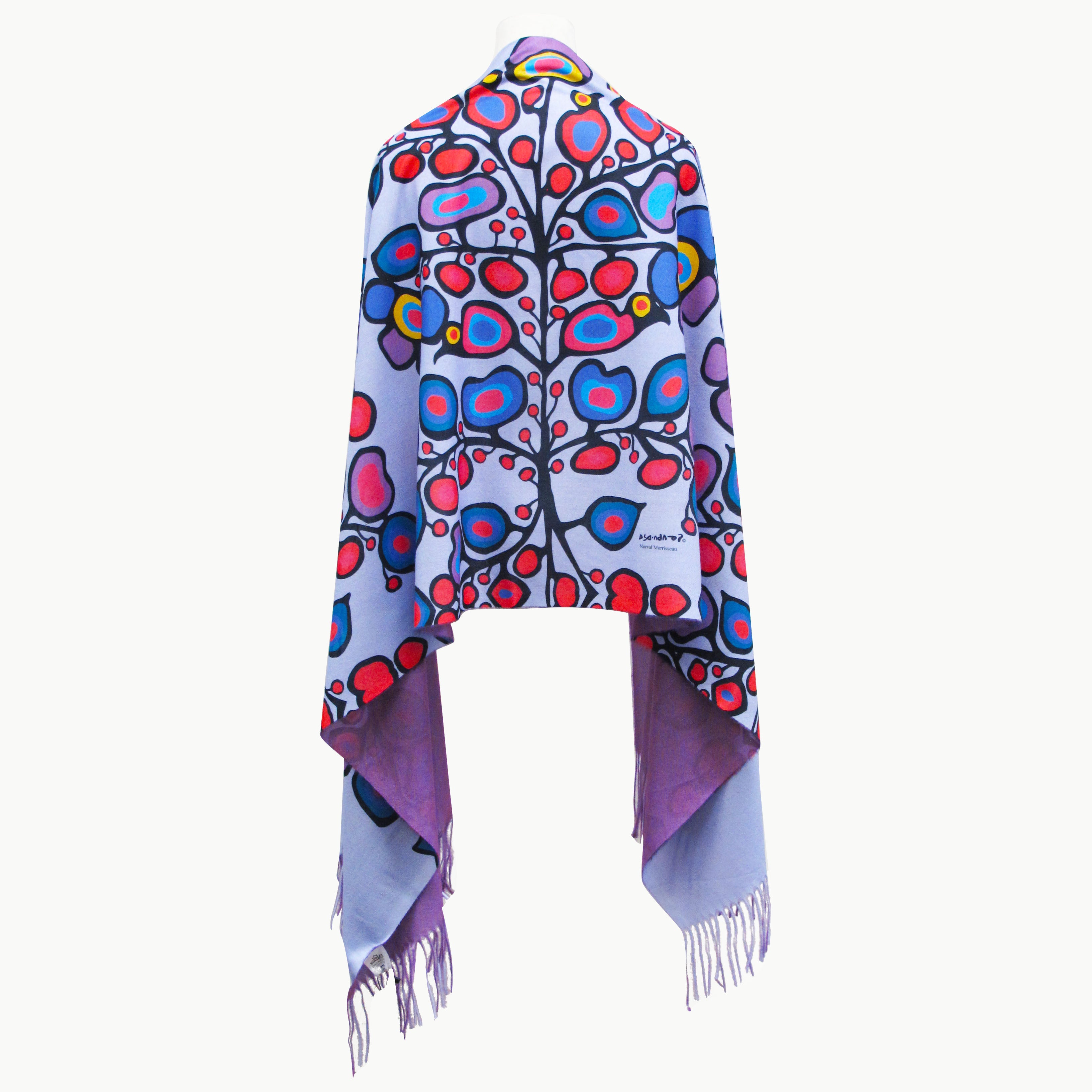 Norval Morrisseau Woodland Floral Eco-Shawl - Out of Stock