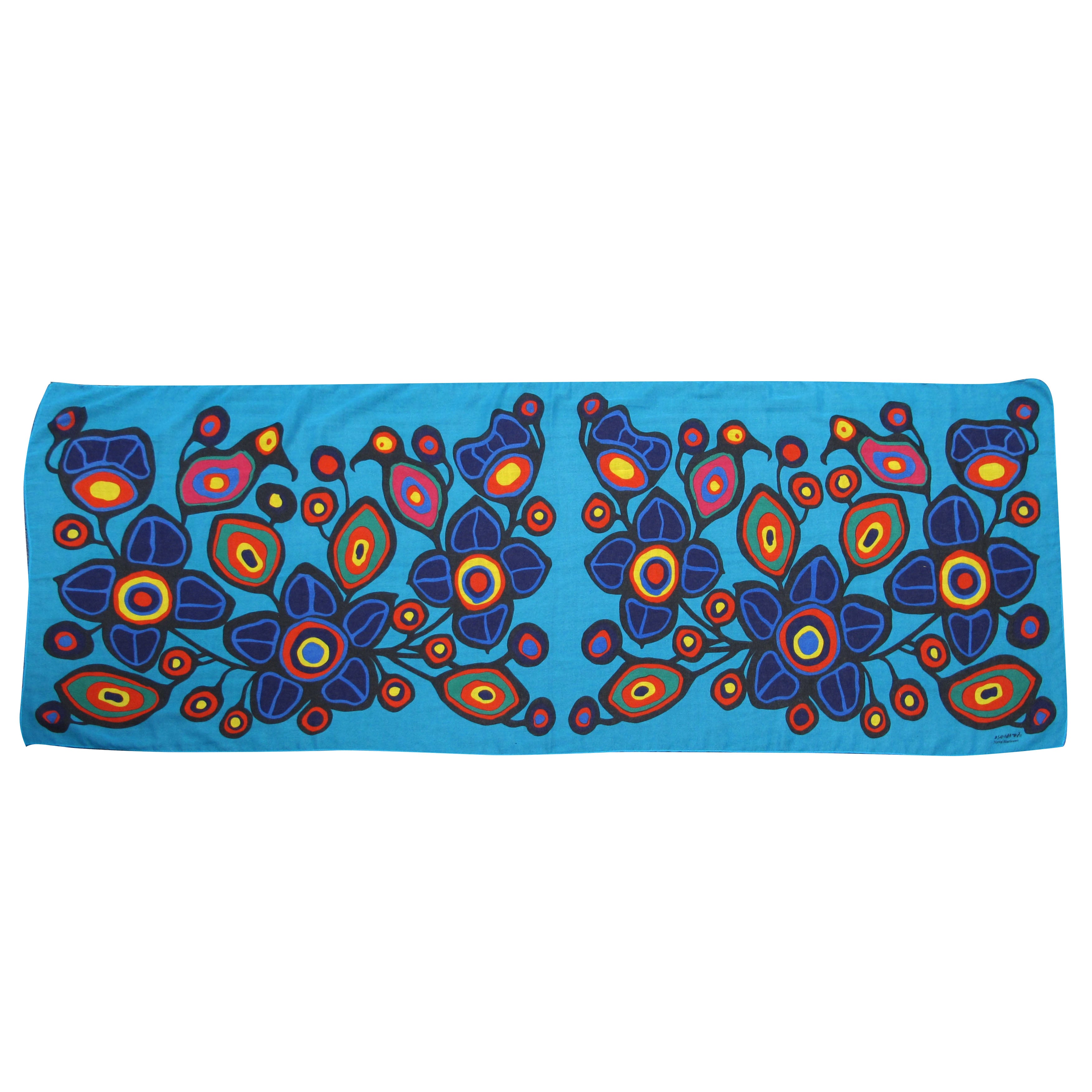 Norval Morrisseau Flowers and Birds Eco-Scarf