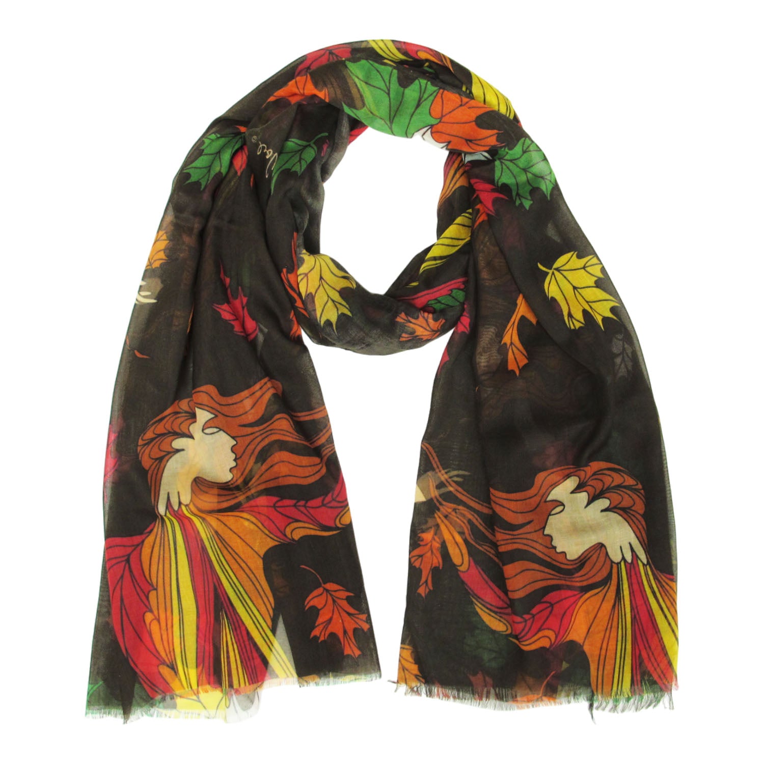 Maxine Noel Leaf Dancer Eco-Scarf