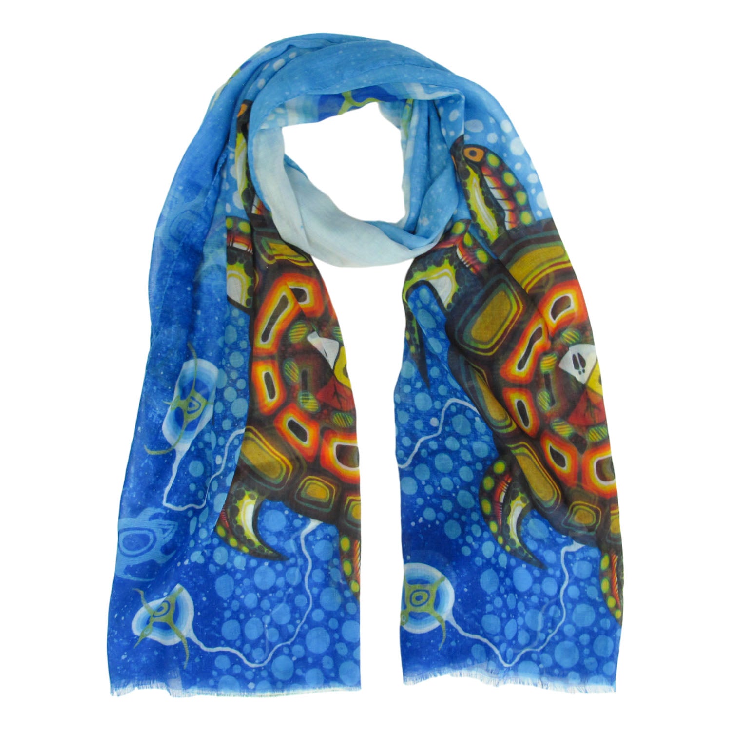 James Jacko Medicine Turtle Eco-Scarf