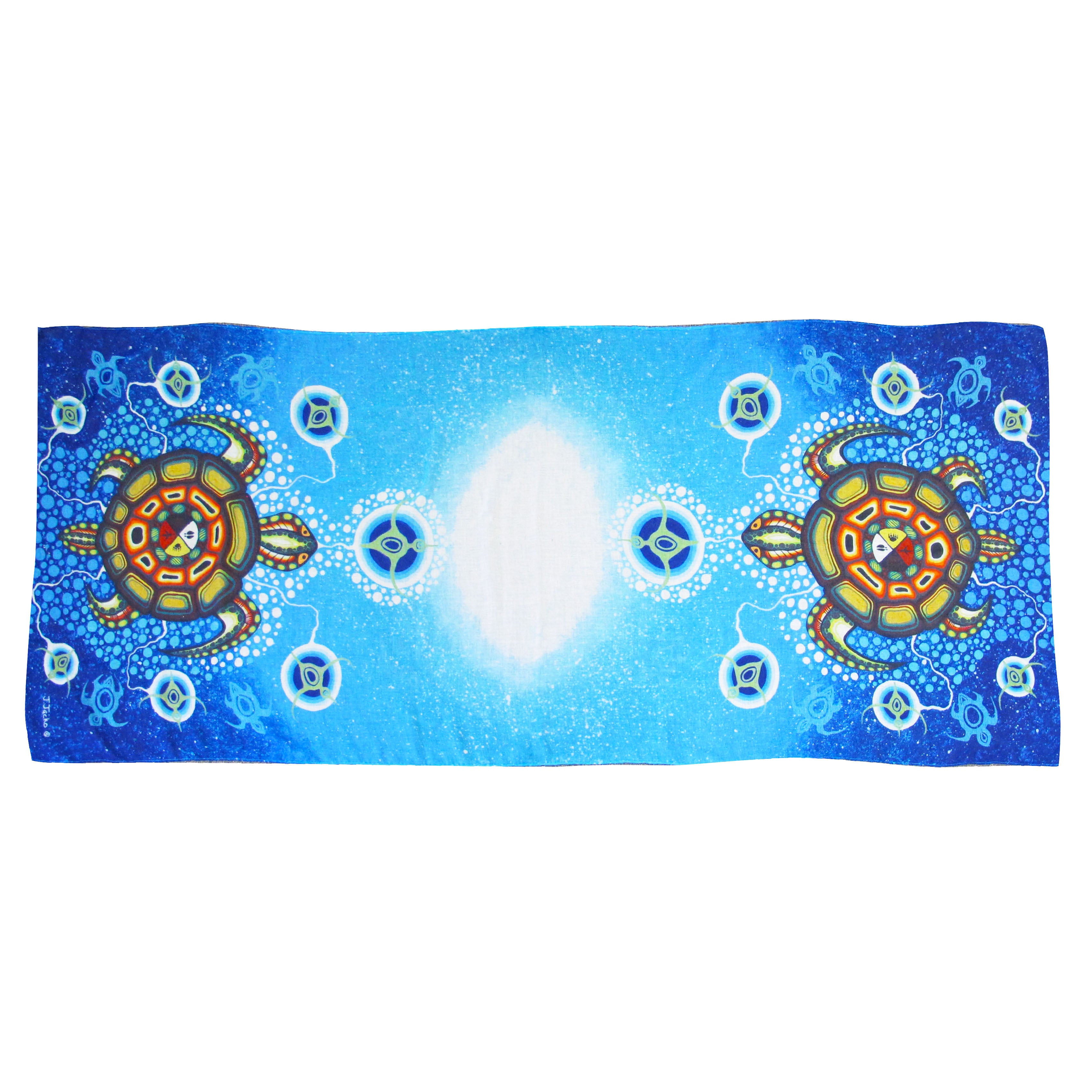 James Jacko Medicine Turtle Eco-Scarf