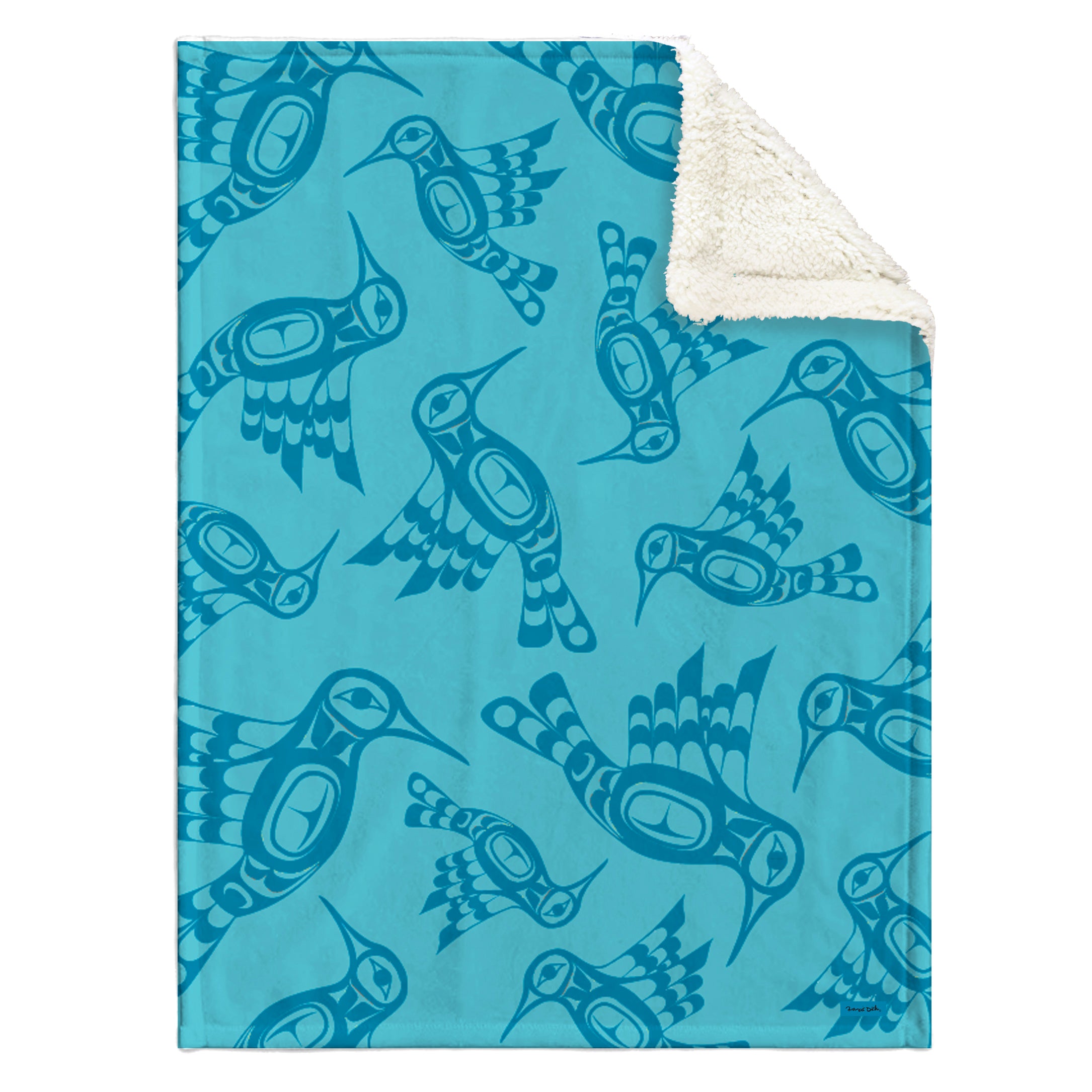 Francis Dick Hummingbird Baby Blanket - Out of stock