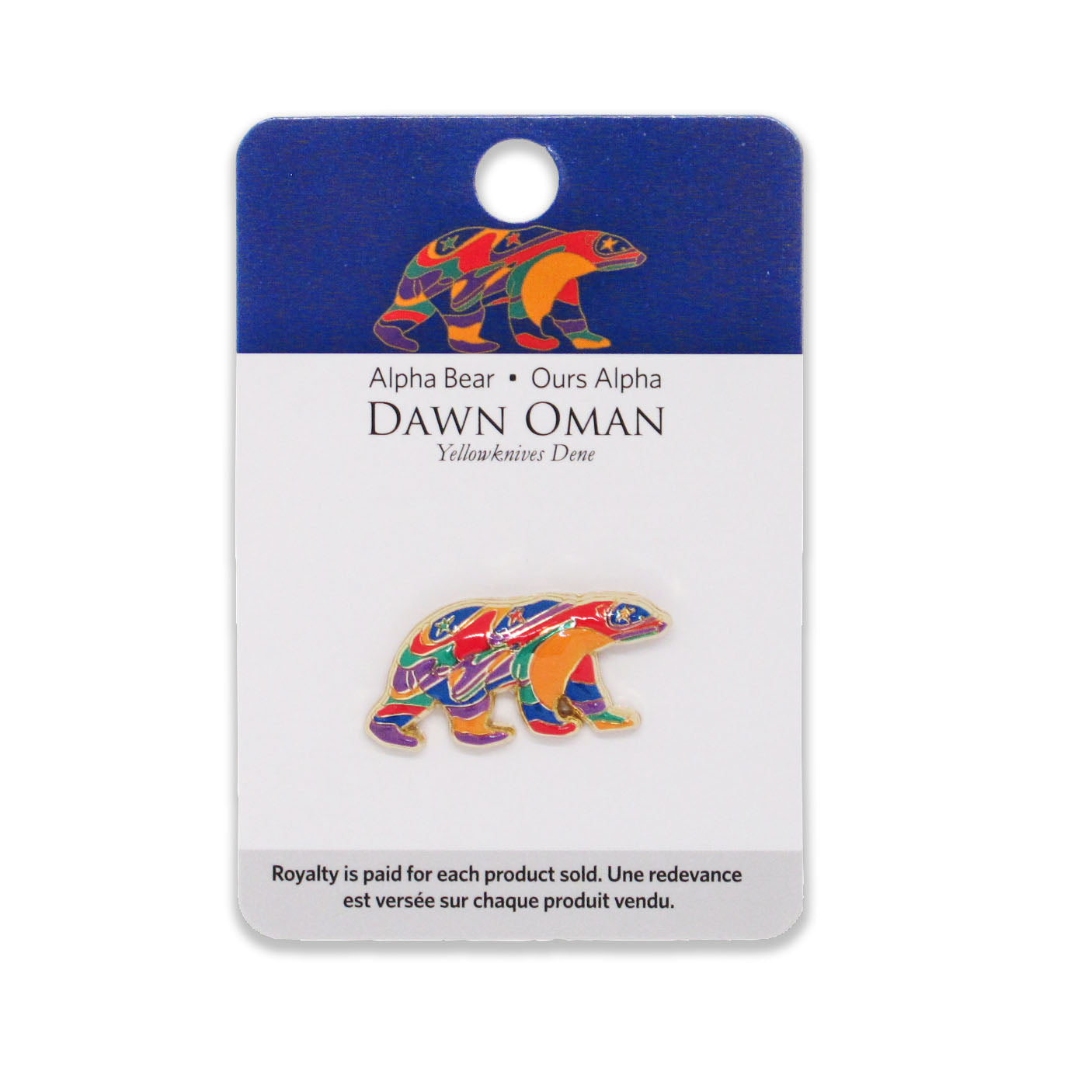 Dawn Oman Alpha Bear Pin