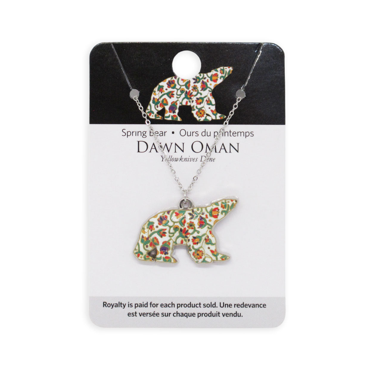 Dawn Oman Spring Bear Charm Necklace