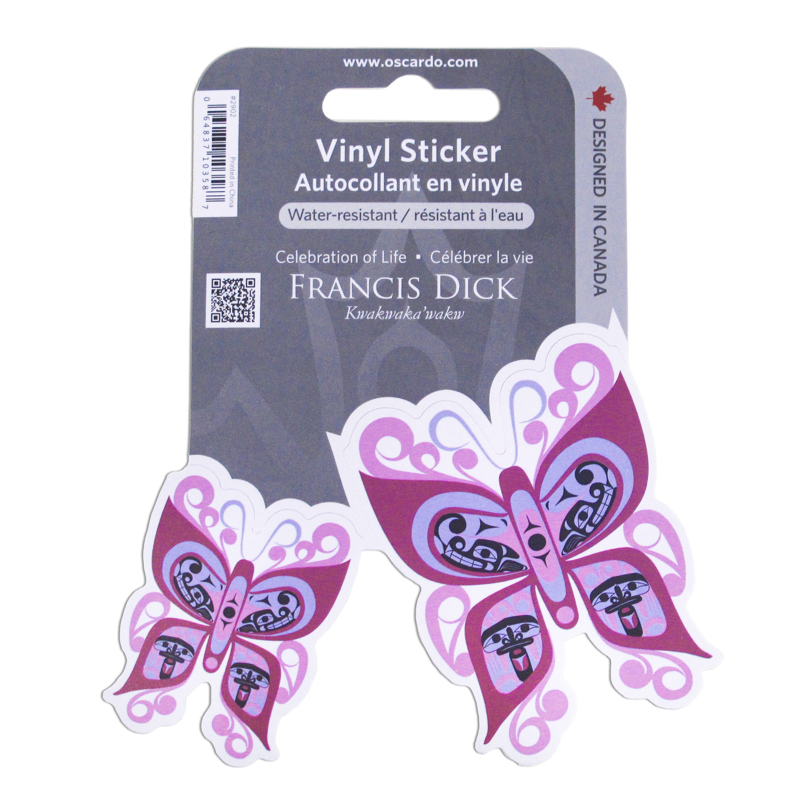 Francis Dick Celebration of Life Vinyl Sticker