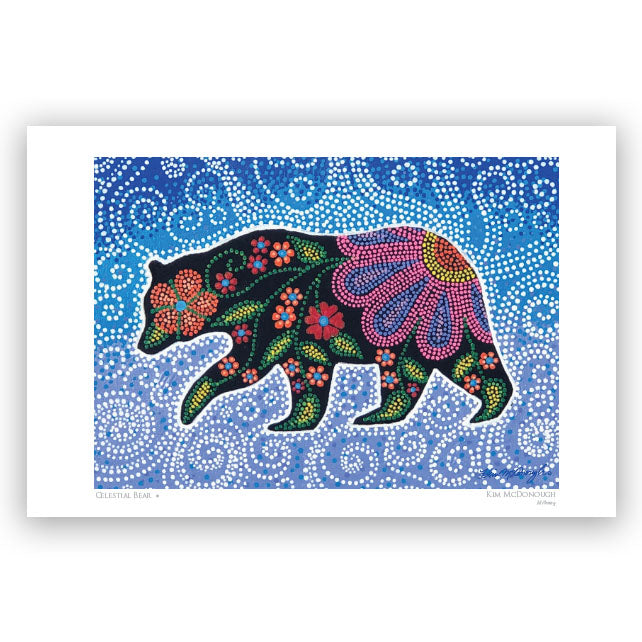 Kim McDonough Celestial Bear Art Card