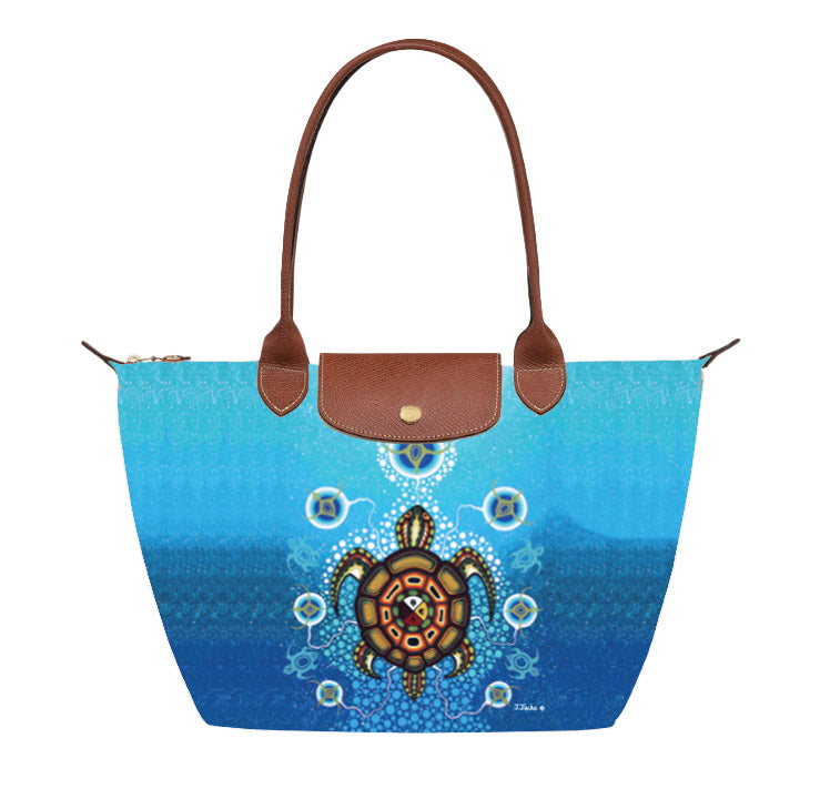 James Jacko Medicine Turtle Foldaway Tote