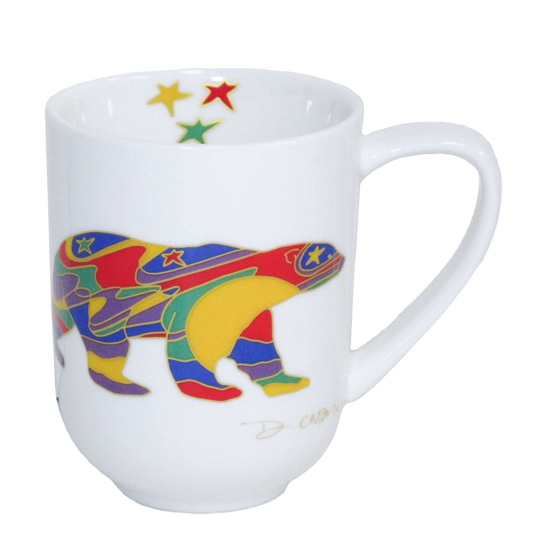 Dawn Oman Alpha Bear Porcelain Mug