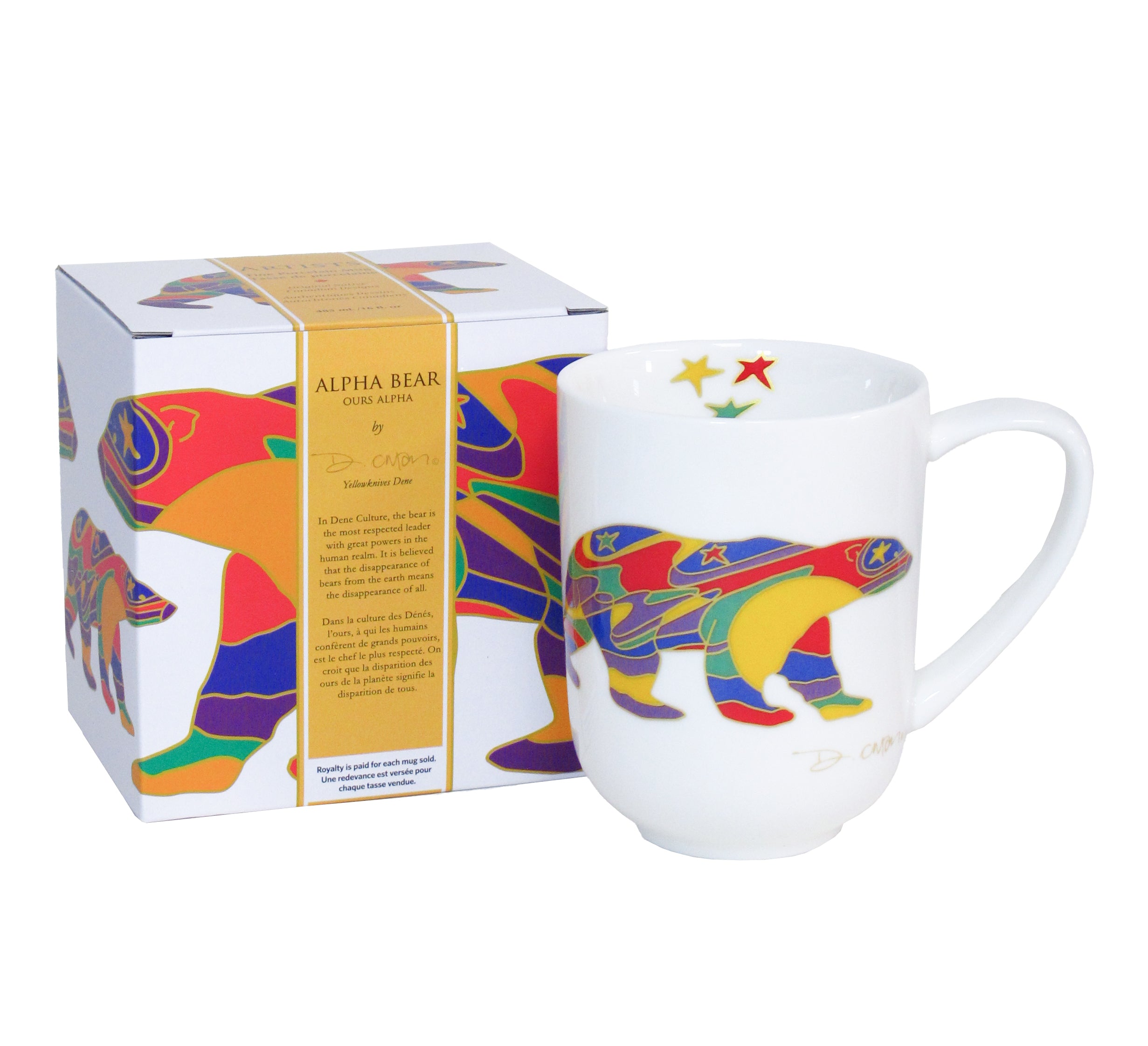 Dawn Oman Alpha Bear Porcelain Mug