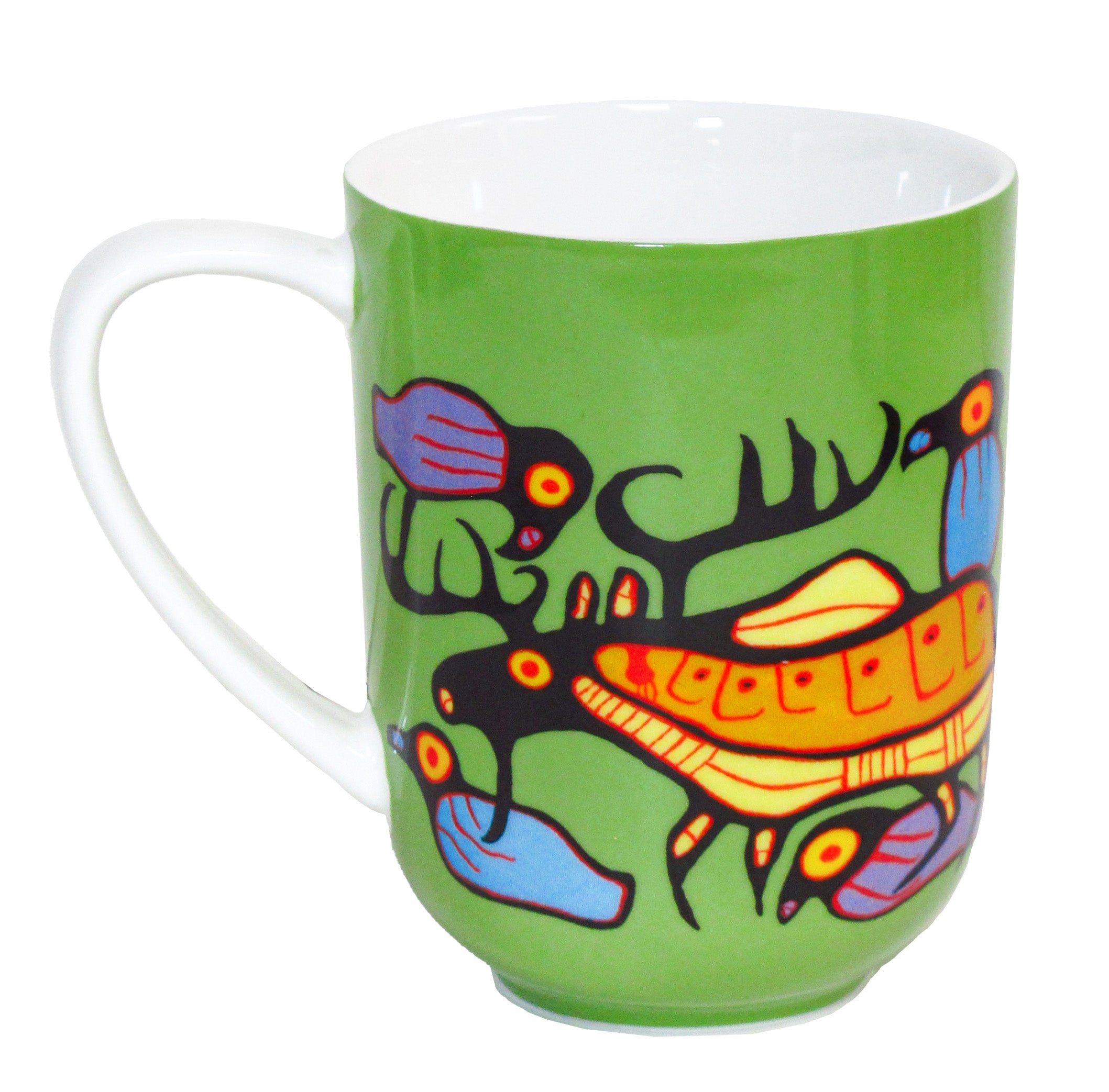 Norval Morrisseau Moose Harmony Porcelain Mug