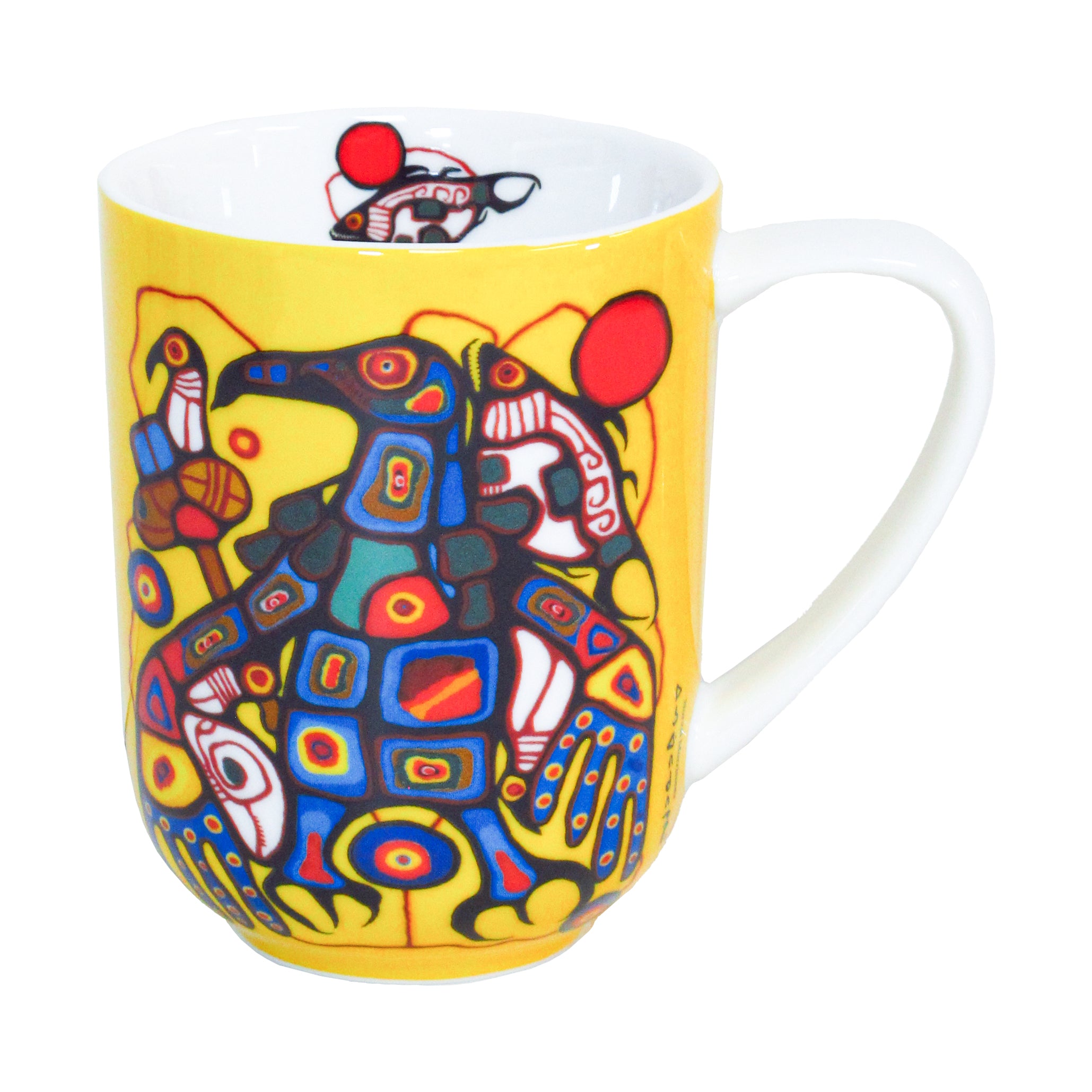 Norval Morrisseau Man Changing into Thunderbird Porcelain Mug