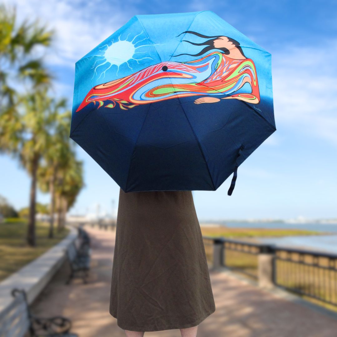 Maxine Noel Mother Earth Collapsible Umbrella